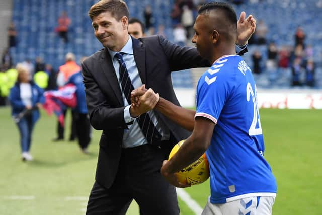 Alfredo Morelos is reported to be interesting Lazio. Picture: SNS