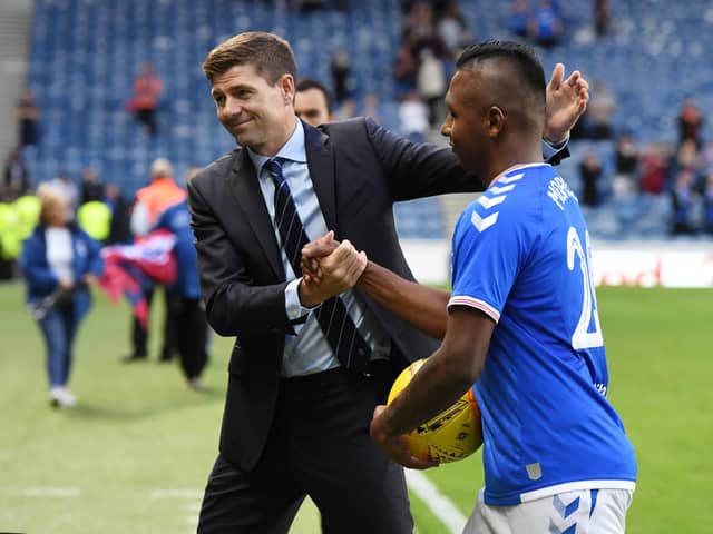 Alfredo Morelos is reported to be interesting Lazio. Picture: SNS