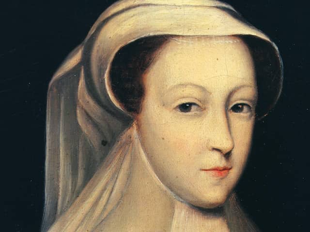 Queen of Scotland and of France, in mourning dress, from painting by François Clouet, 16th century (Photo: Gianni Dagli Orti/Shutterstock).