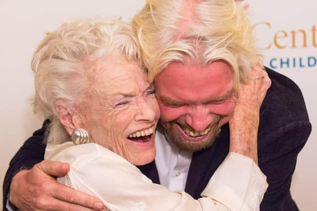 Richard has paid tribute to his 'fearless' mother, Eve Branson (Picture: Virgin)