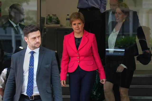 Former First Minister Nicola Sturgeon leaves after giving evidence at the UK  Covid-19 inquiry in June this year (Picture: Carl Court/Getty Images)