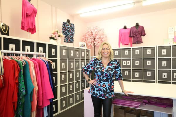 Jayne Lasley, founder and owner of fashion business Fairlie Curved.
