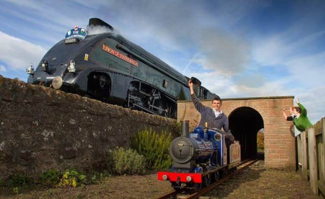 The railway runs parallel to the Aberdeen-Dundee line. Picture: Kerr's Miniature Railway