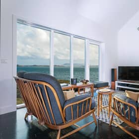 Image sitting back in your luxurious designer living room and enjoying these views at the Sound of Harris.