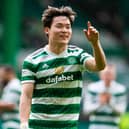 Hyeongyu Oh has an impressive goals to minute ratio since joining Celtic.  (Photo by Ewan Bootman / SNS Group)