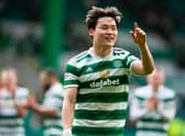 Hyeongyu Oh has an impressive goals to minute ratio since joining Celtic.  (Photo by Ewan Bootman / SNS Group)