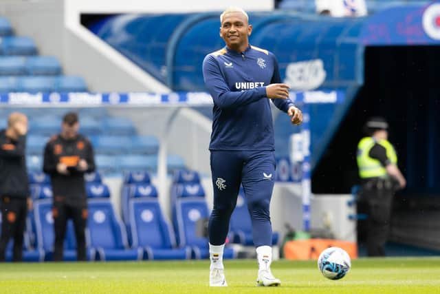 Alfredo Morelos received a huge ovation on his return from injury. (Photo by Alan Harvey / SNS Group)