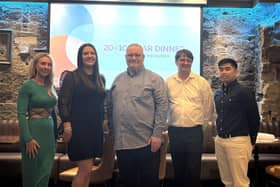 L-R Jaclyn Quinn, Alyson McMenemy, Mike Hall, Kevin Cowgill and Mark Jamosin