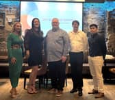 L-R Jaclyn Quinn, Alyson McMenemy, Mike Hall, Kevin Cowgill and Mark Jamosin