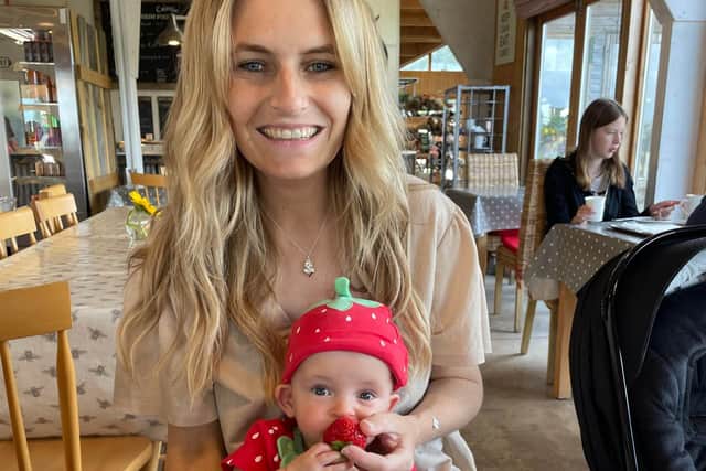 Rachael Nixon - who is having her stem cell transplant on World Blood Cancer Day - and daughter Daisy