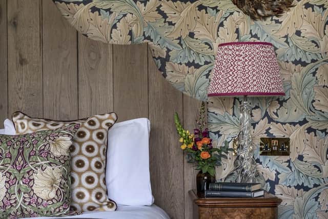 Aspects of Glenmorangie’s whisky making have been incorporated into the design of the bedrooms in the overall makeover of the House by Russell Sage Studio.