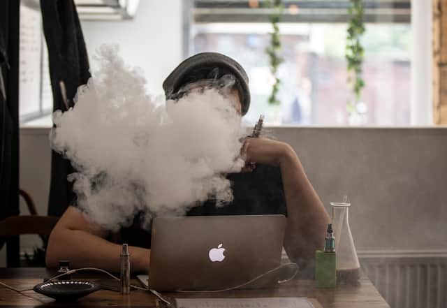 Vaping devices do not have to be disposable, with rechargeable and refillable versions available (Picture: Dan Kitwood/Getty Images)