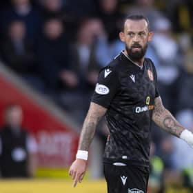 Steven Fletcher was Dundee United's star man in Wednesday's Premier Sports Cup win over Livingston  (Photo by Mark Scates / SNS Group)