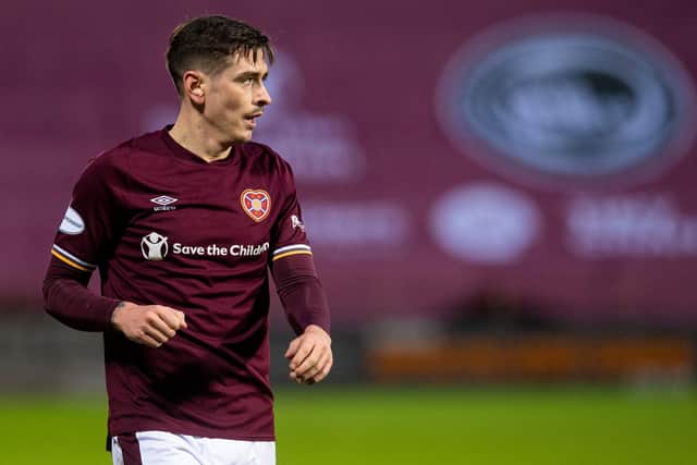 Jamie Walker scored Hearts' winner against Dunfermline on Saturday.