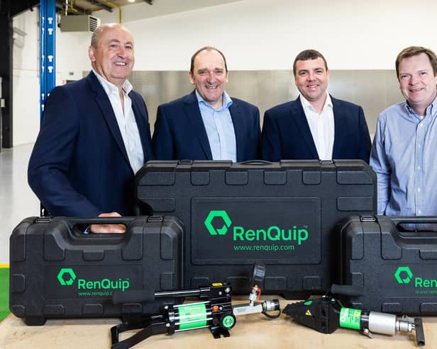 From left: Doug Duguid, Michael Buchan, Marc Gerrard, and John Morgan. Picture: contributed.
