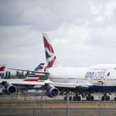 The number of passengers using IAG’s airlines remains significantly down on pre-pandemic levels, and fell again during the traditional peak festive season. Picture: Steve Parsons/PA Wire