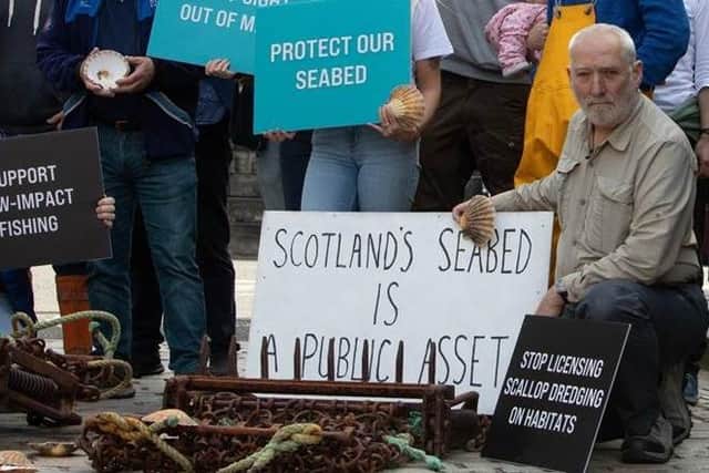 Campaigners are calling for the Scottish Government to ban damaging fishing methods such as trawling and dredging in sensitive seabed areas. Picture: Jeremy Sutton-Hibbert