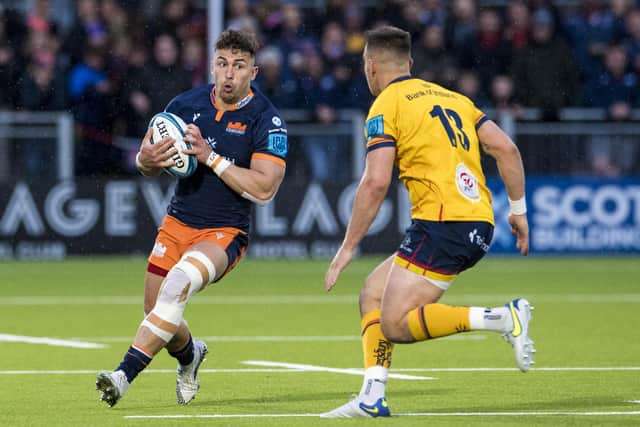 Damien Hoyland made his comeback for Edinburgh in last Saturday's defeat by Ulster.  (Photo by Ross Parker / SNS Group)