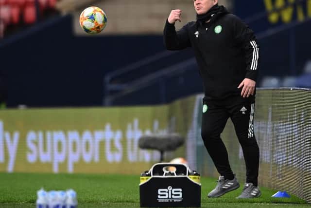 Celtic manager Neil Lennon during the William Hill Scottish Cup Final between Celtic and Hearts at Hampden Park, on December 20, 2020, in Glasgow, Scotland. (Photo by Bill Murray / SNS Group)
