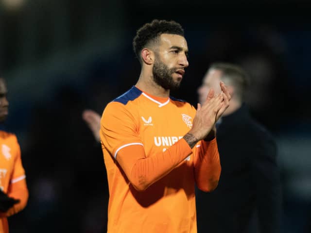 Connor Goldson during a cinch Premiership match between Ross County and Rangers  at the Global Energy Stadium, on December 23 , 2022, in Dingwall, Scotland (Photo by Mark Scates / SNS Group)
