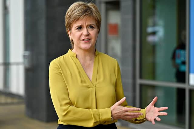 The sister of First Minister Nicola Sturgeon has been arrested.