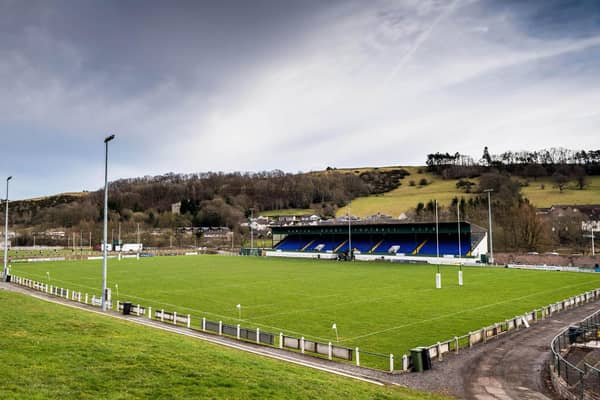 A general view of Mansfield Park, where Hawick have been undefeated this season.
