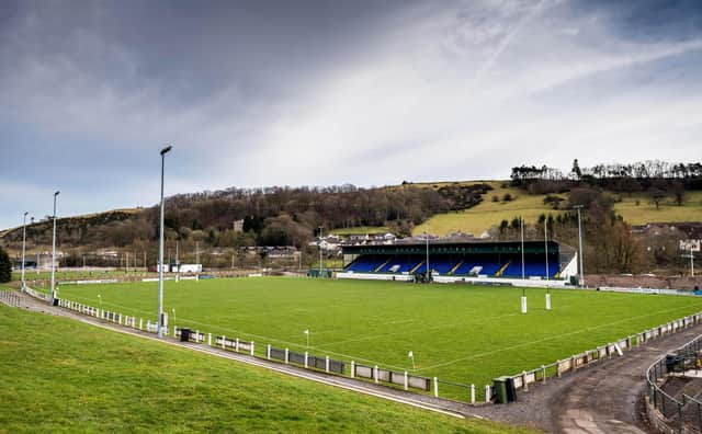 A general view of Mansfield Park, where Hawick have been undefeated this season.