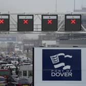 Traffic at the Port of Dover in Kent as the getaway begins for the Easter weekend. Picture date: Thursday April 6, 2023.