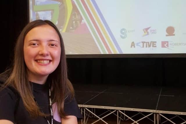 At 20, Chloe Lawson is the youngest Scottish recipient