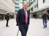 Andrew Marr outside BBC Broadcasting House in central London. Picture: Yui Mok/PA Wire