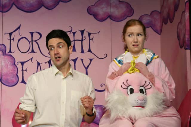 Alan MacKenzie and Kirsty Findlay in Exquisite Corpse. PIC: Leslie Black