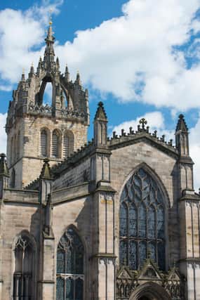 A study of tree rings in the ancient timbers used to build the bell tower at St Giles Cathedral has shed new light on the history of the historic kirk. PIC: HES.