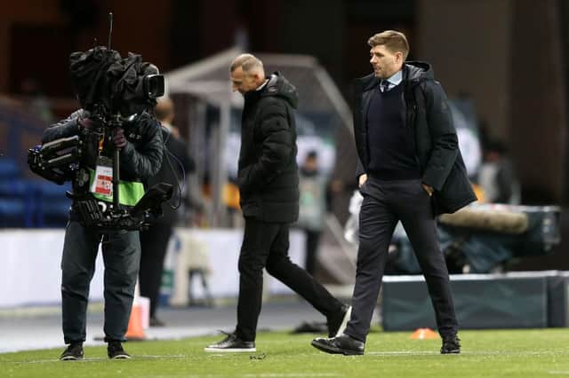 Steven Gerrard, Manager of Rangers. (Photo by Robert Perry - Pool/Getty Images)