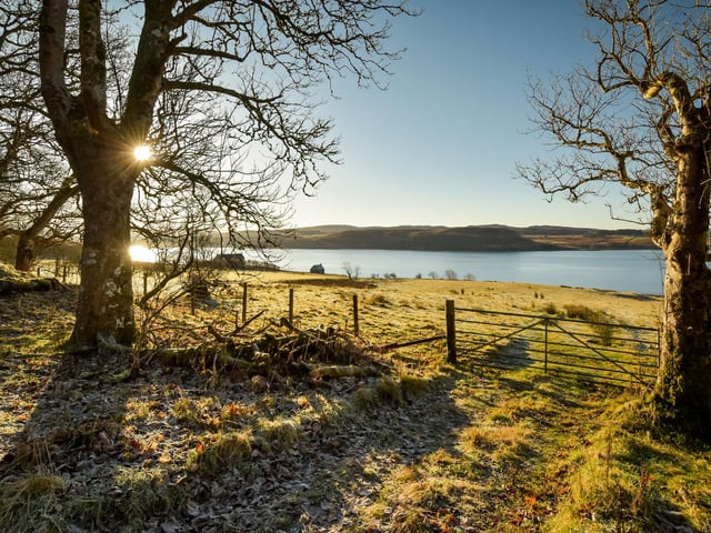 Loch Snizort is on the doorstep of Kingsburgh House. Pic: M Dickie