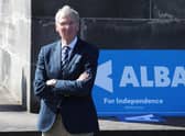 Alba Party MP, Kenny MacAskill, at a photocall on Calton Hill, Edinburgh, during the Holyrood election campaign.