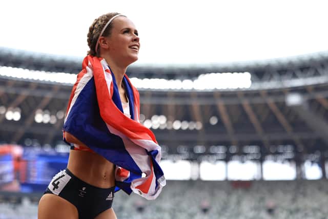 Maria Lyle will contest the T35 200m final at the Tokyo Paralympics on Sunday morning. (Photo by Buda Mendes/Getty Images)