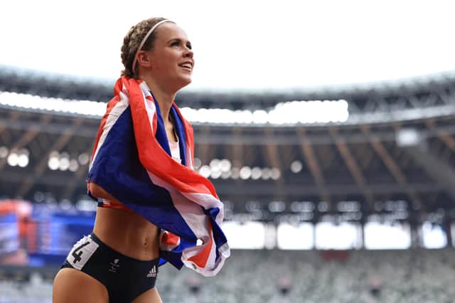 Maria Lyle will contest the T35 200m final at the Tokyo Paralympics on Sunday morning. (Photo by Buda Mendes/Getty Images)