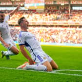 Scotland's Kenny McLean celebrates after scoring his late winner over Norway in Oslo. (Photo by FREDRIK VARFJELL/NTB/AFP via Getty Images)