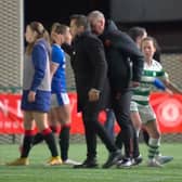 The incident which led Rangers assistant Craig MacPherson to receive a six-game ban for headbutting Celtic manager Fran Alonso.