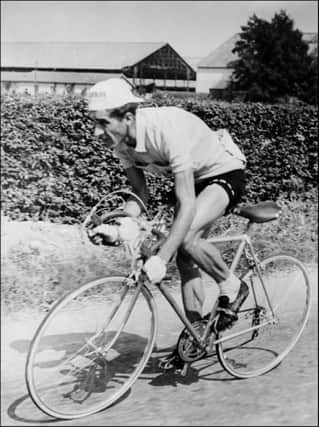 Federico Bahamontes competes in the 1959 Tour de France, eventually coming first. (Picture: AFP via Getty Images)