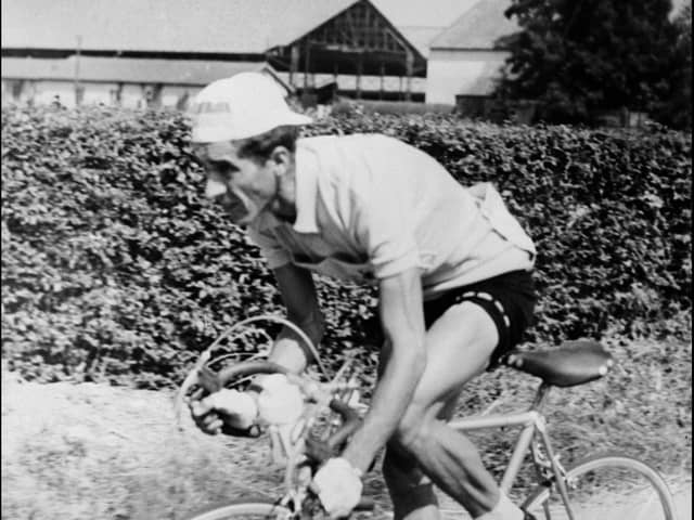 Federico Bahamontes competes in the 1959 Tour de France, eventually coming first. (Picture: AFP via Getty Images)