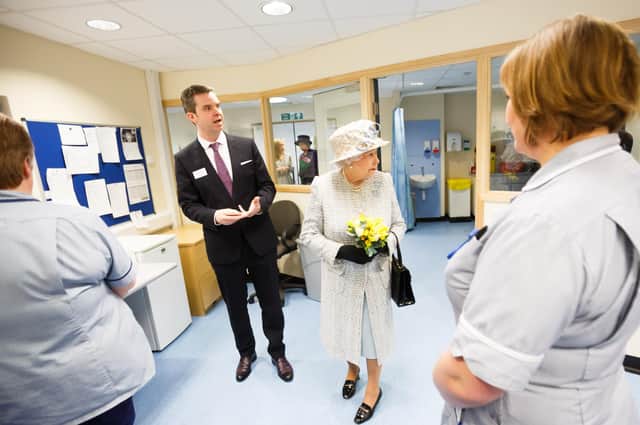 Susan Morrison's new hobby of meeting more NHS staff than Queen Elizabeth is prompting thoughts of investing in a handbag (Picture: Paul Rogers/WPA/Getty Images)