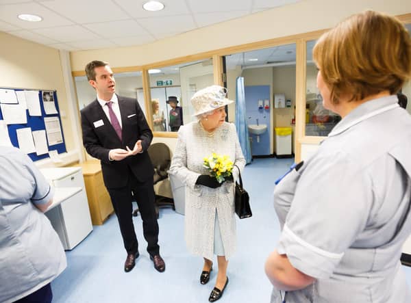 Susan Morrison's new hobby of meeting more NHS staff than Queen Elizabeth is prompting thoughts of investing in a handbag (Picture: Paul Rogers/WPA/Getty Images)