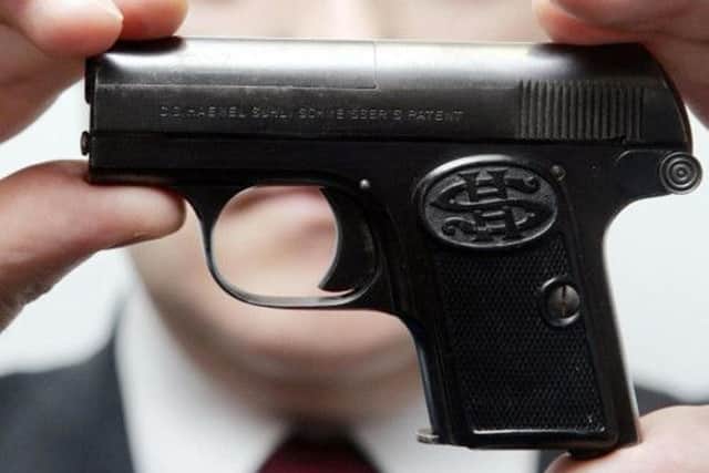 The tiny 'pocket pistol' used to murder Alistair Wilson