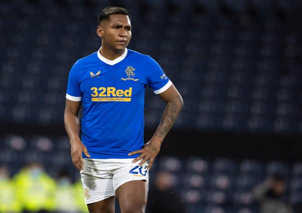 Alfredo Morelos has scorted seven goals in 21 appearances. (Photo by Alan Harvey / SNS Group)