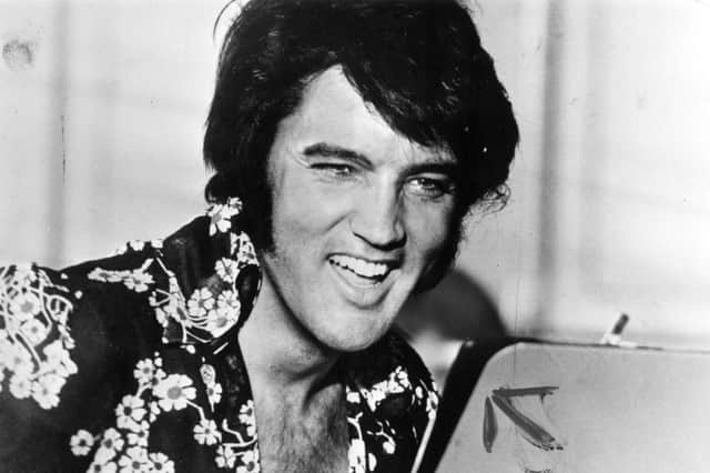 Elvis Presley, pictured around 1975, may be a direct descendant of a Scot, Andrew Presley, who left Aberdeenshire in the 1740s (Picture: Keystone/Getty Images)