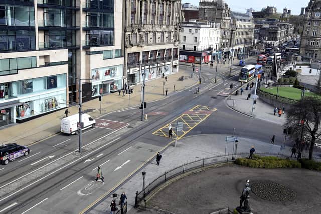 This year’s survey shows that Edinburgh has been less affected economically than other cities. Picture: Lisa Ferguson.