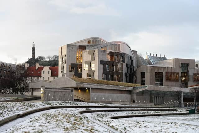 The Scottish Parliament building. Picture: Getty Images