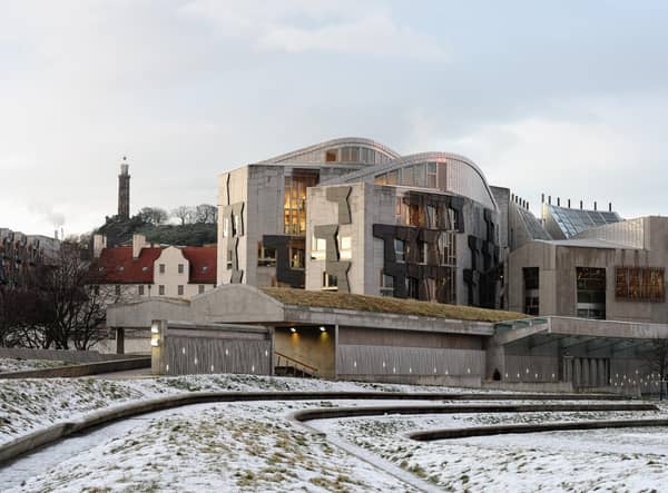 The Scottish Parliament building. Picture: Getty Images