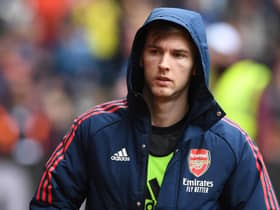 Former Celtic left-back Kieran Tierney has been largely left out of the first-team picture at Arsenal this season. (Photo by David Price/Arsenal FC via Getty Images)